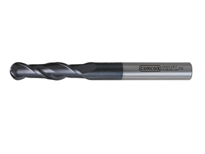 鋁化鈦鎢鋼超長柄球銑刀(2刃)-CONCOX