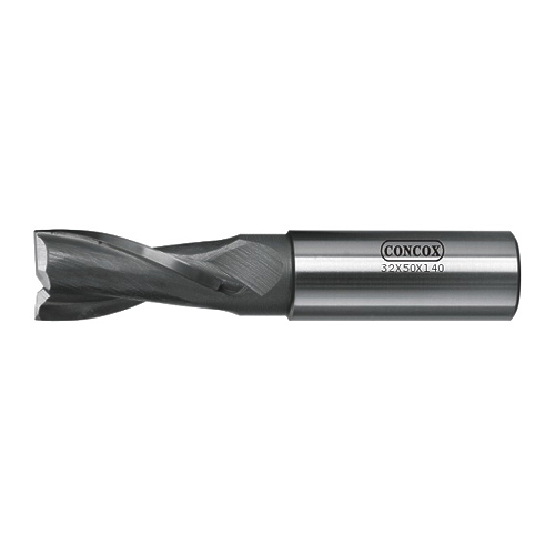 焊刃式鎢鋼直柄銑刀(2刃)-CONCOX