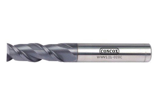 WMV121, 111／鋁化鈦鎢鋼立銑刀